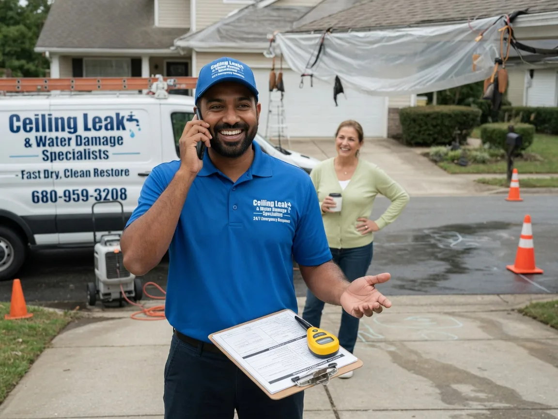 Ceiling Leak Cleanup Hickman, TN FAQs